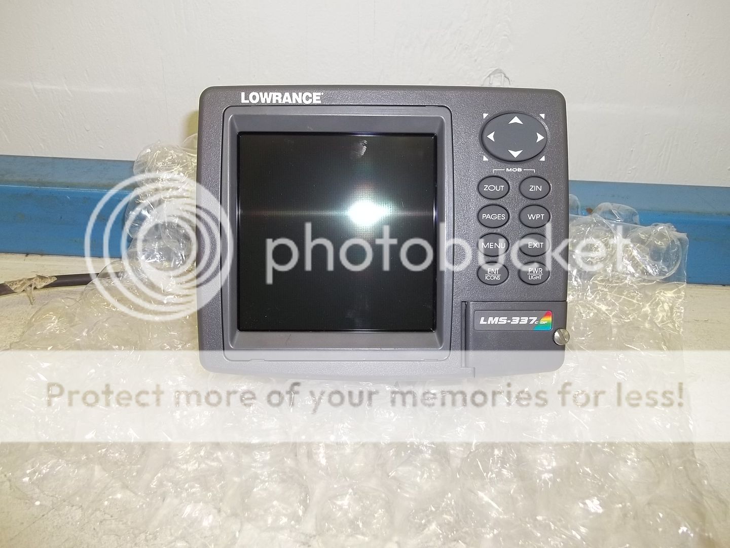 LOWRANCE LMS337C FISHFINDER & GPS RECEIVER eBay