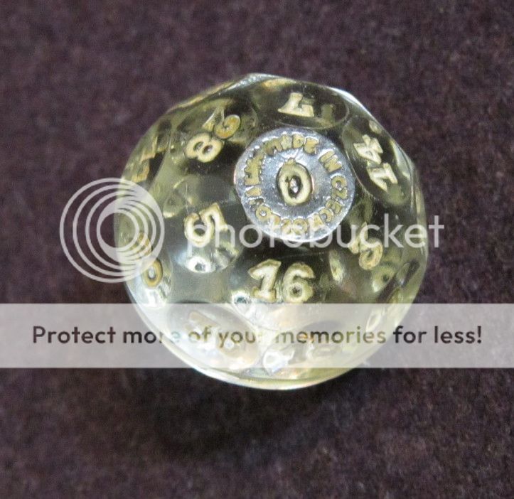 Antique Crystal Ball 32 Sided Dice Fortune Telling Czechoslovakia Magic