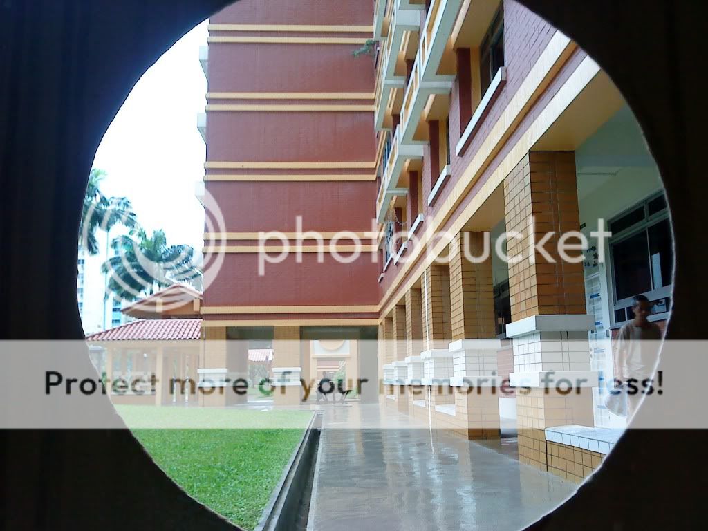 through a circle